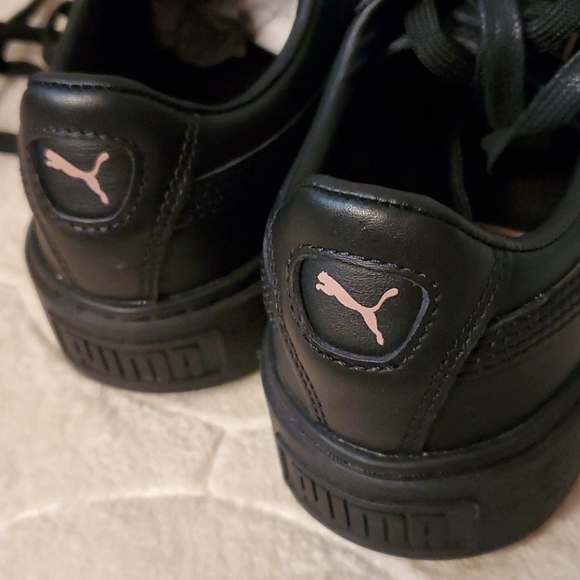 Puma Rose Gold Metallic platform Sneakers - Picture 4 of 5